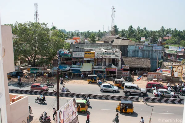10 Chennai - Blick aus dem Hotelfenster