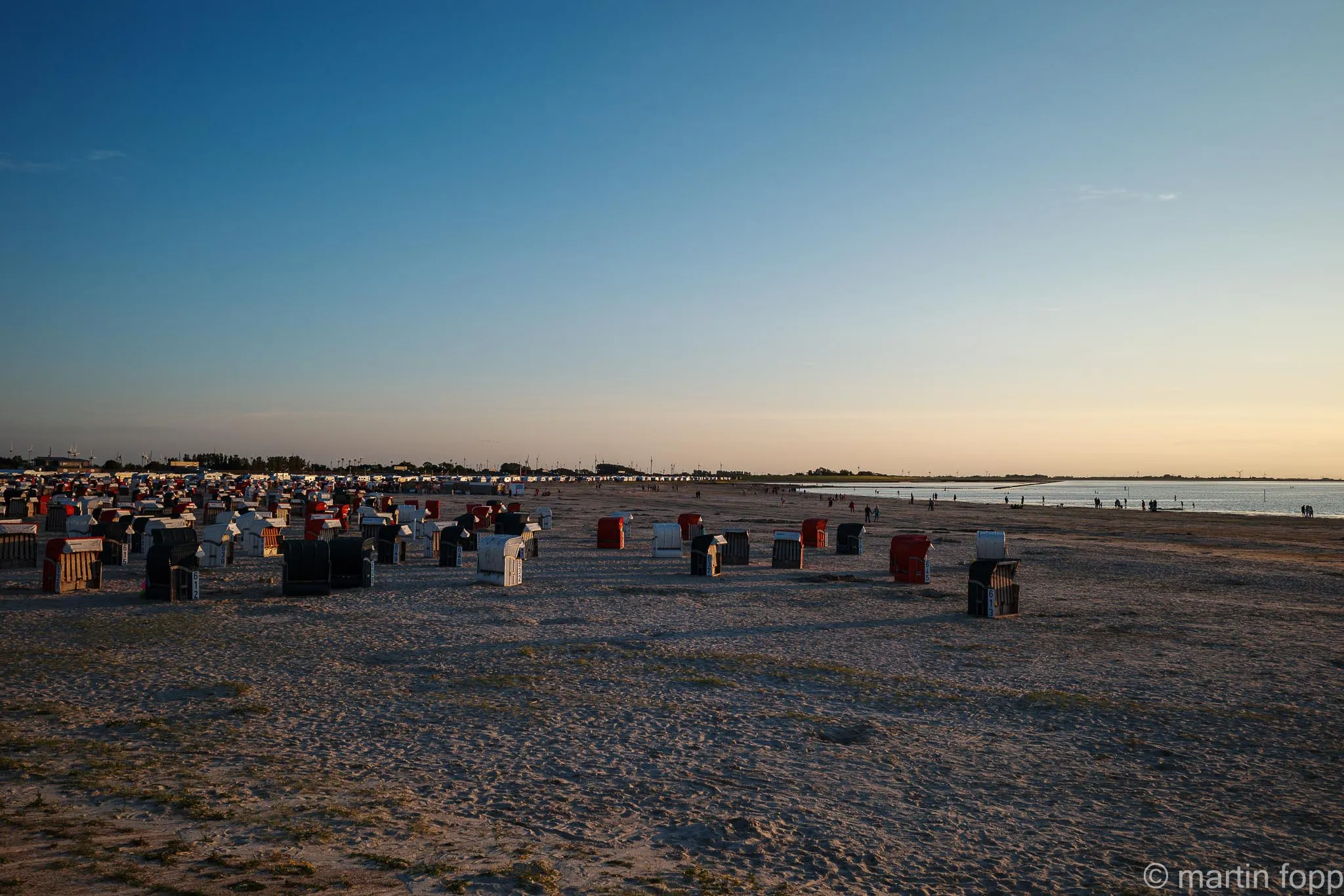 Abendlicht an der Nordsee bei Bensersiel