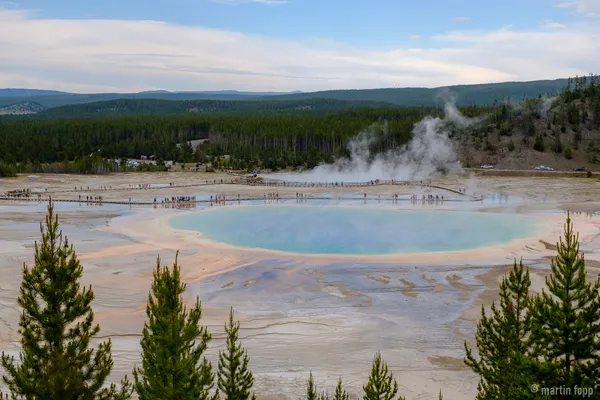 16 Prismatic Spring im Yellowstone Nationalpark
