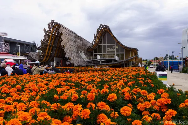 17 Pavillon von China von Aussen - wahnsinnig lange Schlange