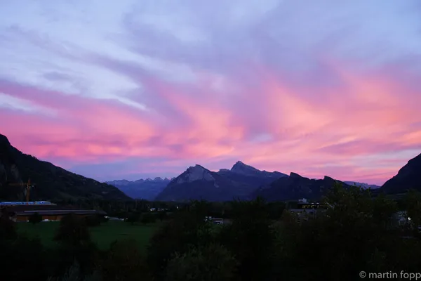 20 Wolkenformation im Morgenrot