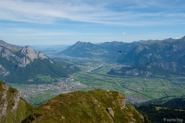 34 Aussicht vom Garmil ins Rheintal