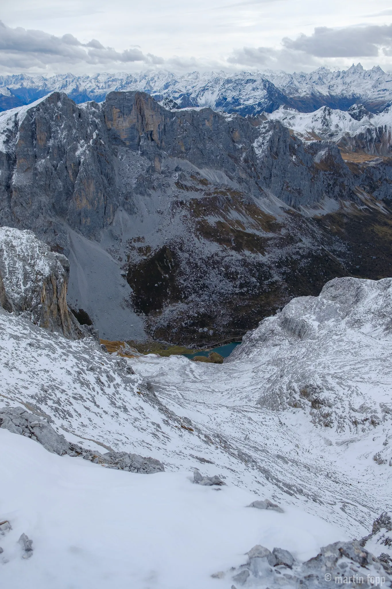 verschneiter Rätikon