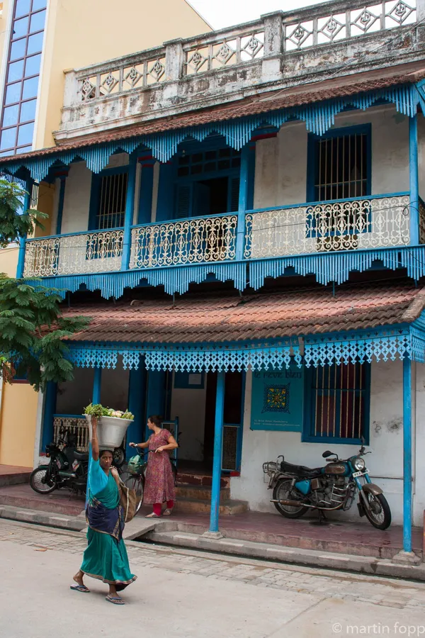 42 Pondicherry - Kolonialhaus