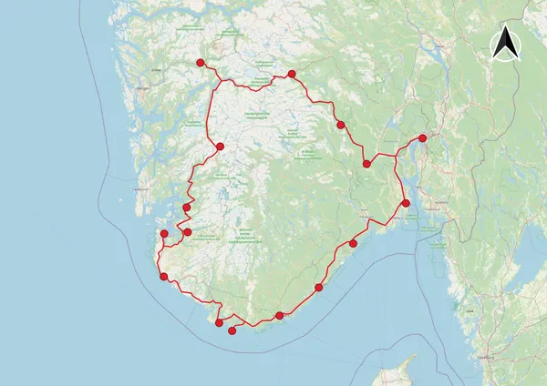 59 Übersichtskarte der Route