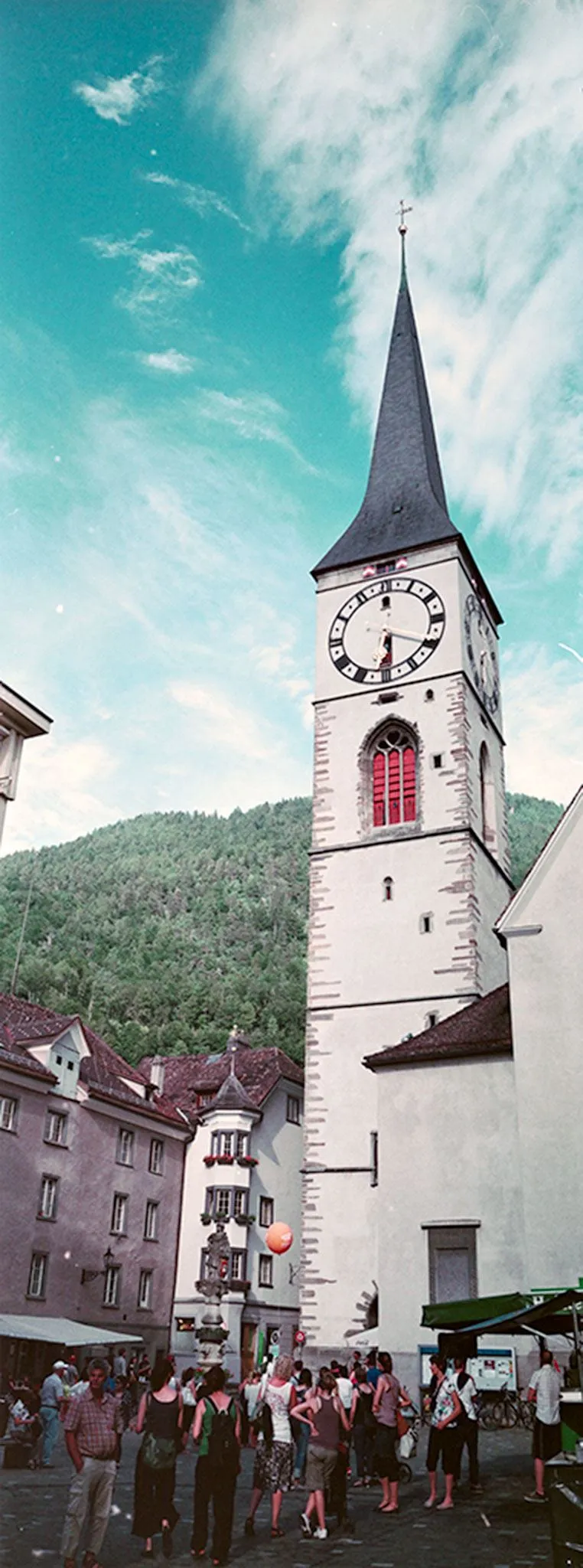 Kirchturm der Martinskirche in Chur